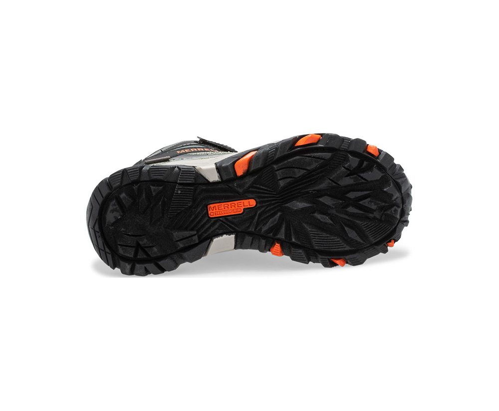 Merrell Hiking Shoes Olive - Moab FST Mid A/C Waterproof - Kids 65QCSVYOF